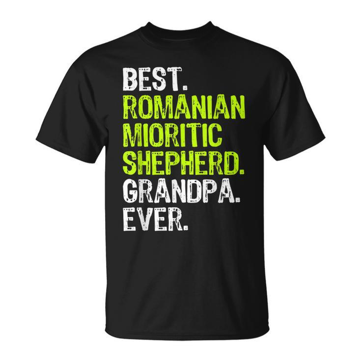 Best Romanian Mioritic Shepherd Grandpa Ever Dog Lover T-Shirt