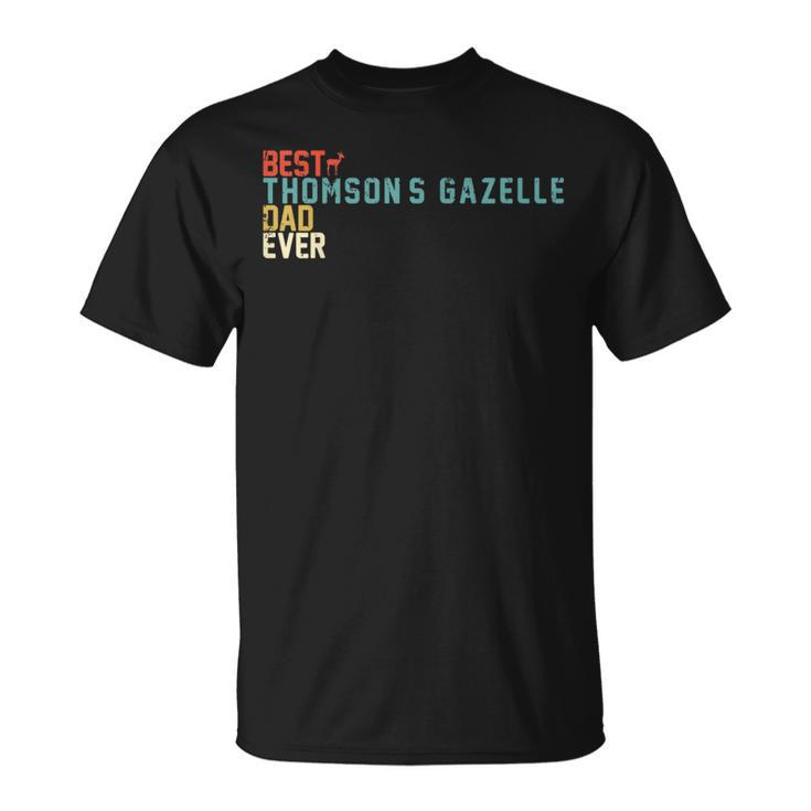Best Thomson's Gazelle Dad Ever Retro Vintage T-Shirt