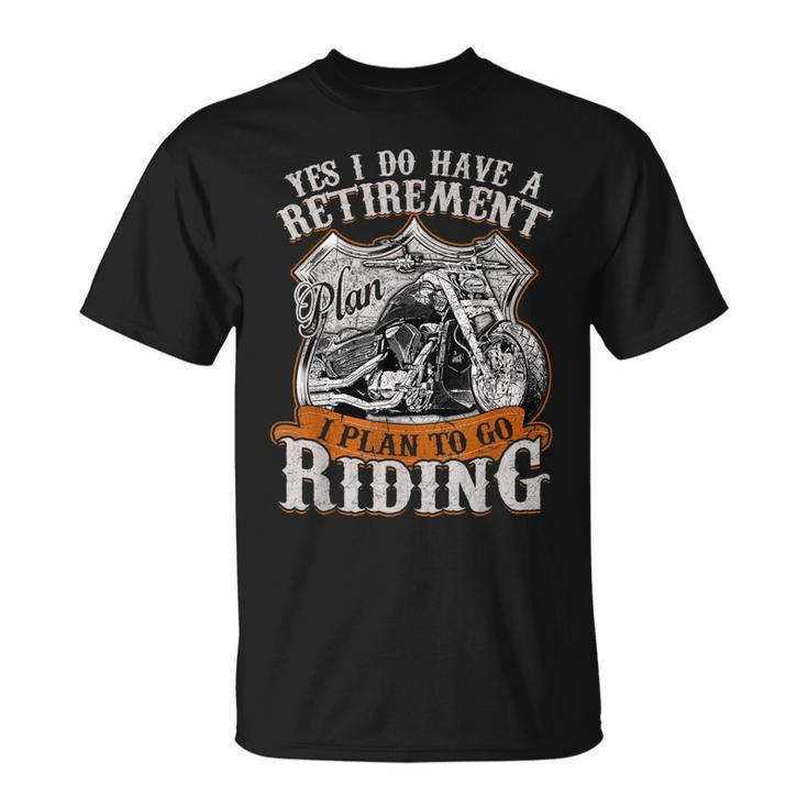 Bike Grandpa Motorcycle Rider Retirement Gifts Papa Biker  Unisex T-Shirt