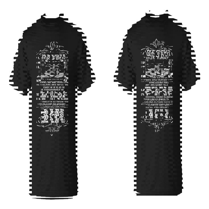 Bikers Prayer Vintage Motorcycling Biker Unisex T-Shirt