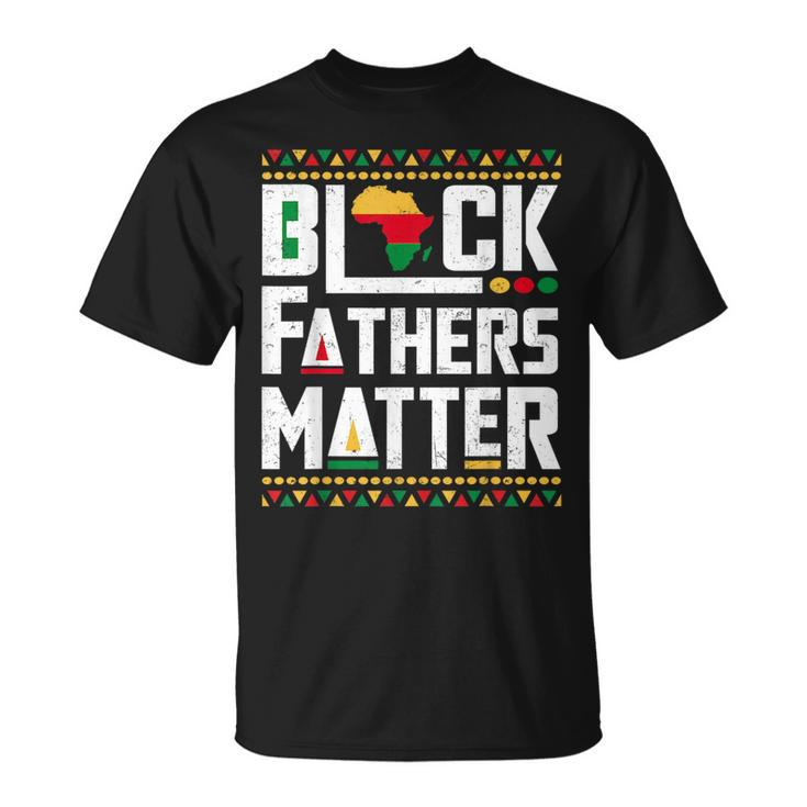 Black Father Matter Junenth Africa Black Dad Fathers Day  Unisex T-Shirt