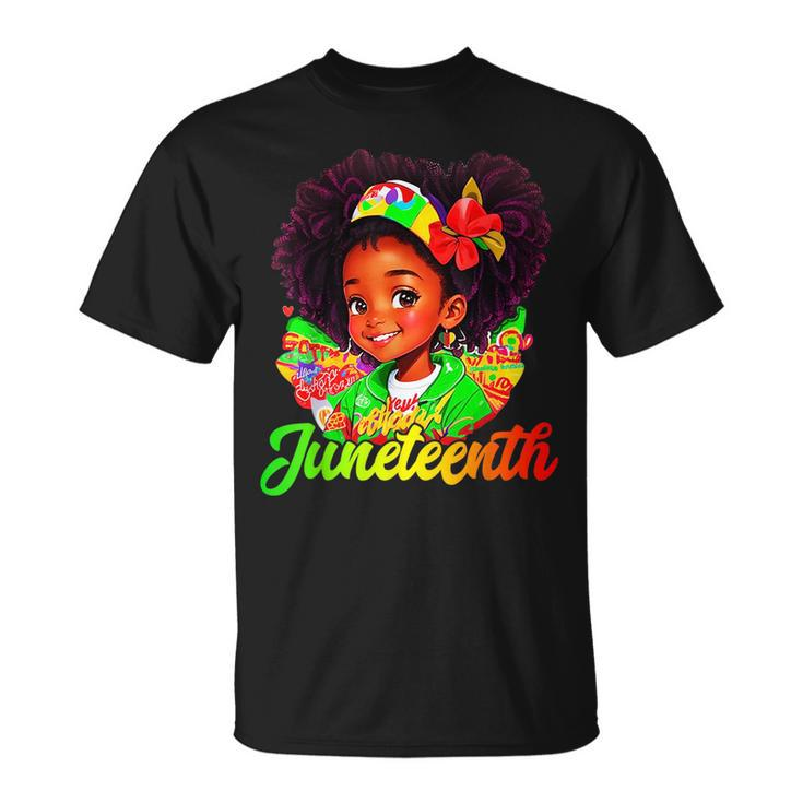 Black Girl Junenth 1865 Kids Toddlers Girls Kids Toddlers  Unisex T-Shirt