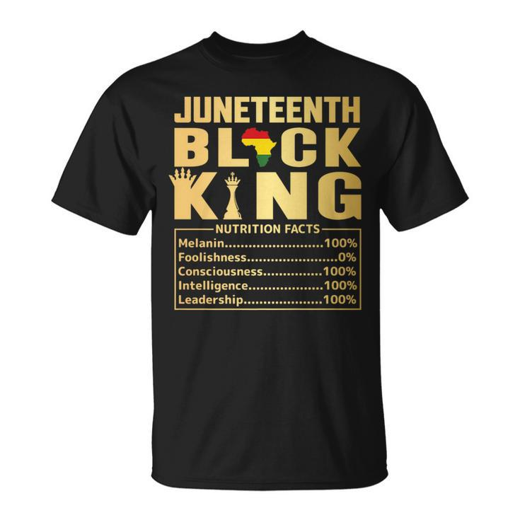 Black King Junenth 1865 Independence Day Black Pride Men   Unisex T-Shirt