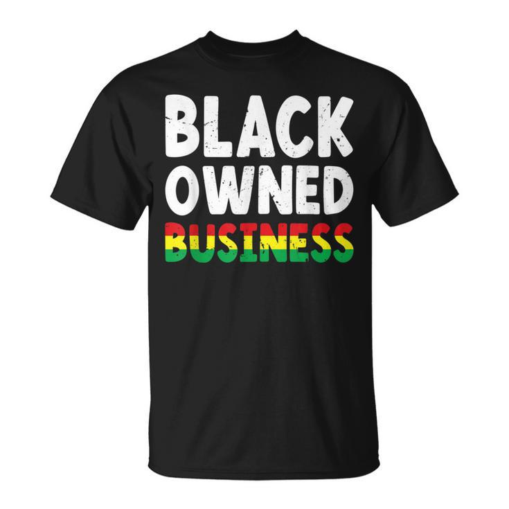 Black Owned Business African American Entrepreneur Owner T-Shirt