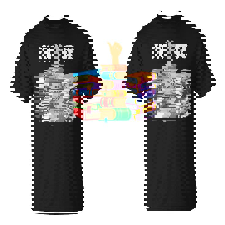 Bokish Books Lover Bookworm Library Reading Lovers Im Ok Reading Funny Designs Funny Gifts Unisex T-Shirt