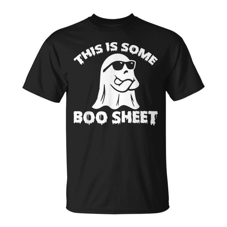 This Is Some Boo-Sheet Ghost Halloween Costume T-Shirt