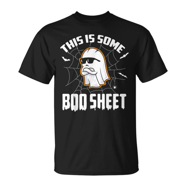 This Is Some Boo Sheet Halloween Ghost Costume T-Shirt