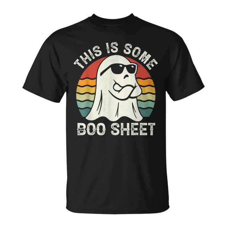 This Is Some Boo Sheet Ghost Cute Boo Ghost Halloween Spooky T-Shirt