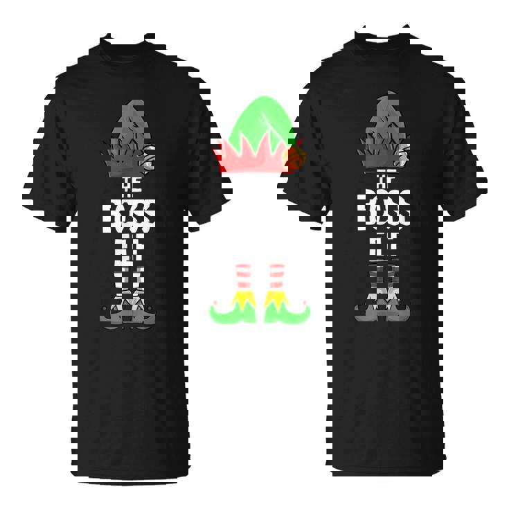 Boss Elf Matching Christmas T-shirt Boss Elf Matching Christmas T-shirt