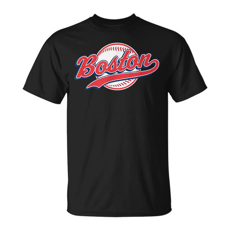 Boston  Vintage Baseball Throwback Retro  Unisex T-Shirt
