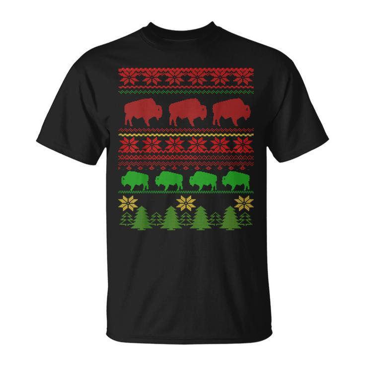 Buffalo Ugly Christmas Sweater T-Shirt