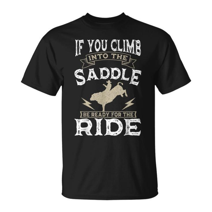 Bull Riding Rodeo Sport Cowboy Bull Rider T-Shirt