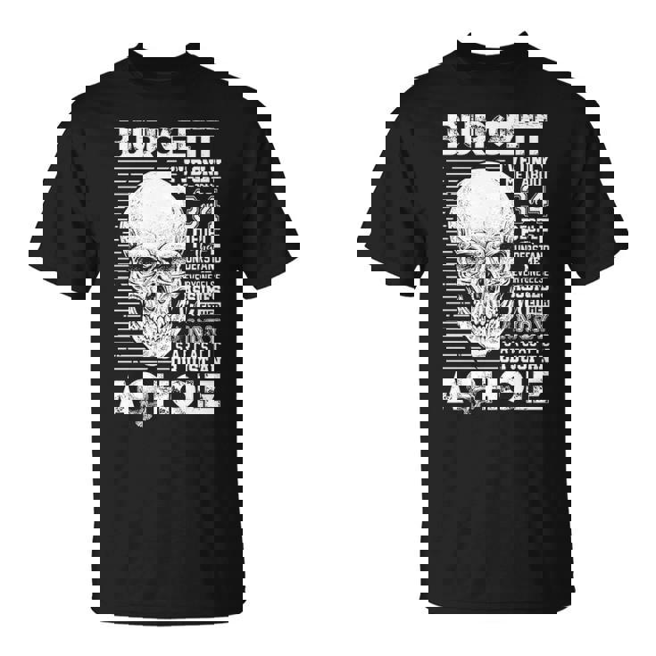 Burgett Name Gift Burgett Ively Met About 3 Or 4 People Unisex T-Shirt