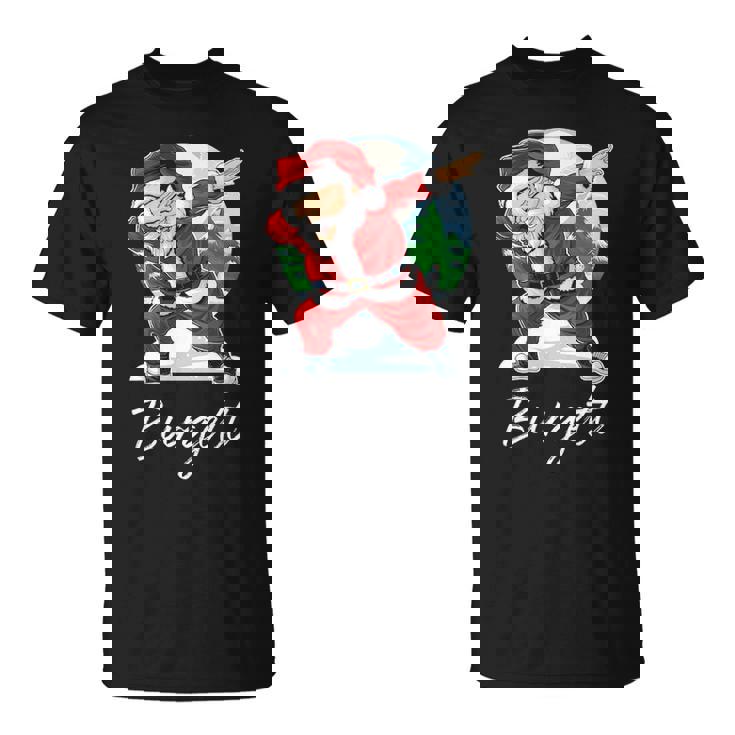 Burgett Name Gift Santa Burgett Unisex T-Shirt