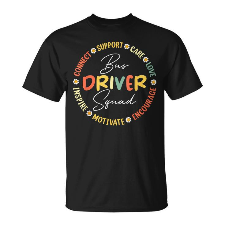 Bus Driver Squad Appreciation Week Back To School  Unisex T-Shirt