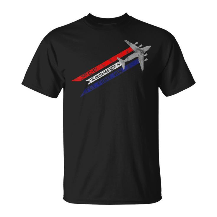 C-17 Globemaster Iii Military Transport Fly Fight Win T-Shirt