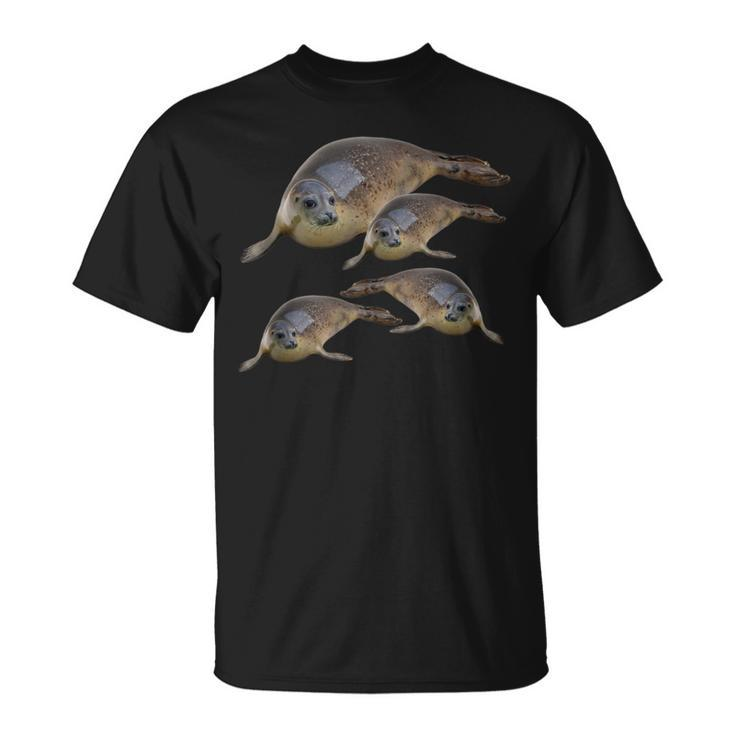 California Sea Lions Marine Mammal Seals T-Shirt