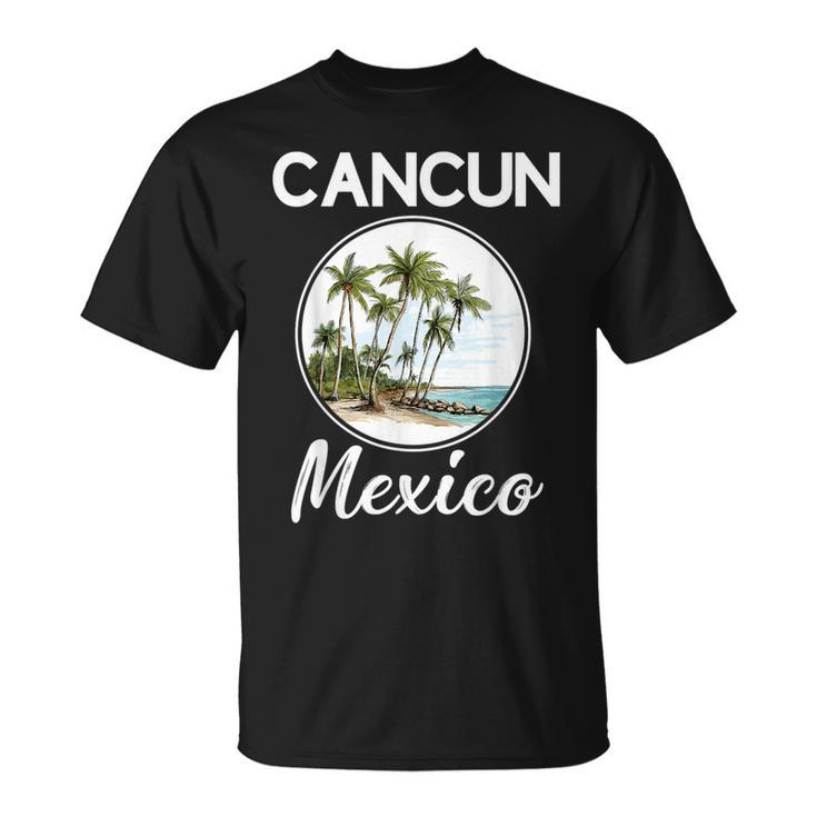 Cancun Mexico Souvenir 2023 Family Vacation Matching Trip Family Vacation Funny Designs Funny Gifts Unisex T-Shirt
