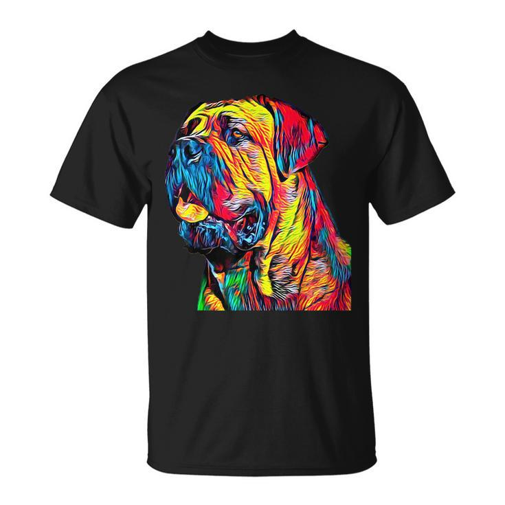 Cane Corso Italian Mastiff Dog Head  Unisex T-Shirt
