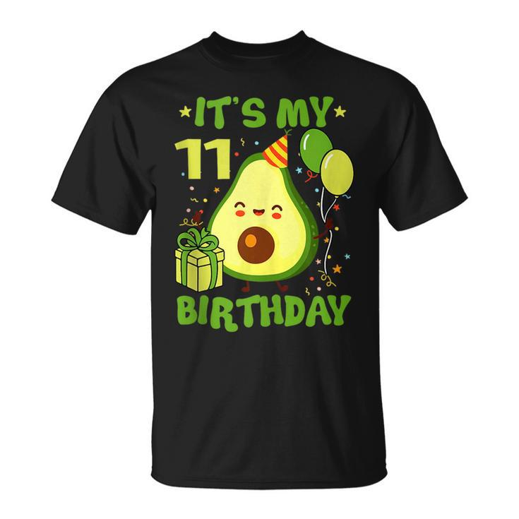 Celebrate Your Little 11Th Birthday In Style With Avocado  Unisex T-Shirt