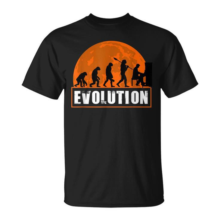 Celesta Player  Human Evolution T-Shirt