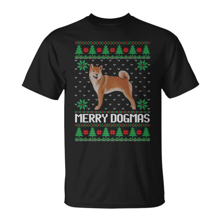 Christmas Merry Dogmas Ugly Christmas Sweater T-Shirt