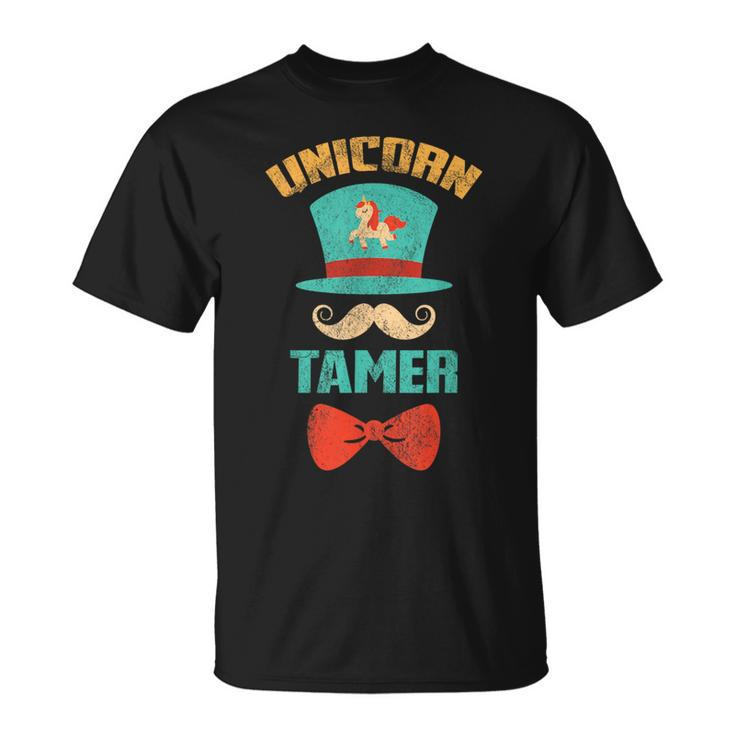 Circus Carnival Unicorn Tamer Birthday T-Shirt