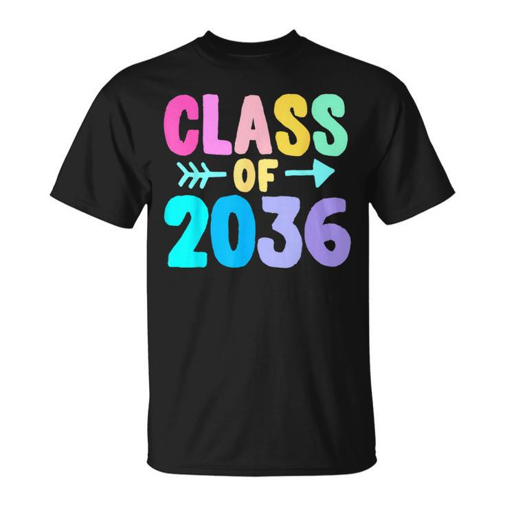 Class Of 2036 Graduation Grow With Me T-Shirt