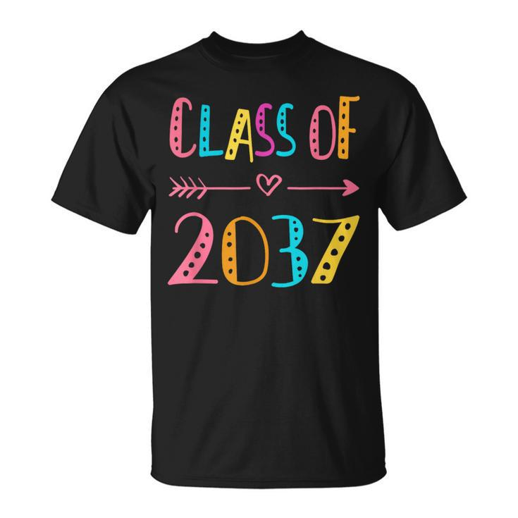 Class Of 2037 Pre-K Graduate Preschool Graduation  Unisex T-Shirt