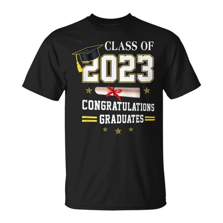 Class Of 2023 Congratulations Graduates Graduation Student Unisex T-Shirt