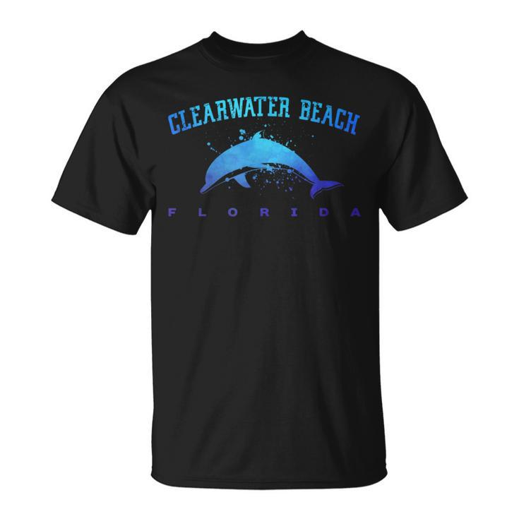 Clearwater Beach Florida Dolphin Scuba Diving Snorkeling T-Shirt