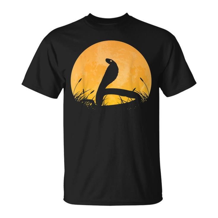 Cobra Easy Halloween Outfit Animal Snake Moon Costume Gift Gifts For Snake Lovers Funny Gifts Unisex T-Shirt