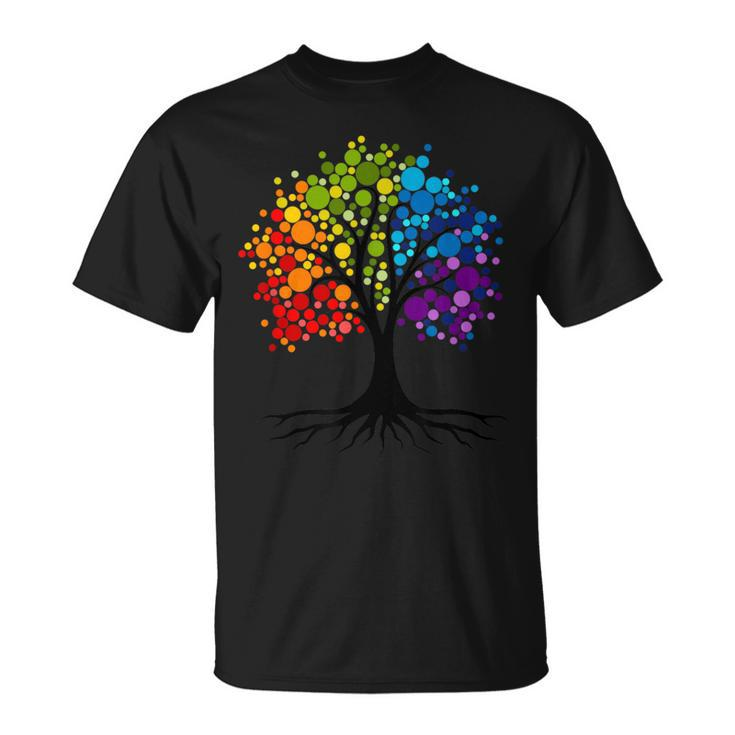 Colorful Tree Dot Day 2023 Dot T-Shirt