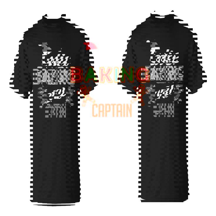 Cookie Baking Crew Captain Holiday Bake Cooks Cooking T-Shirt Cookie Baking Crew Captain Holiday Bake Cooks Cooking T-Shirt