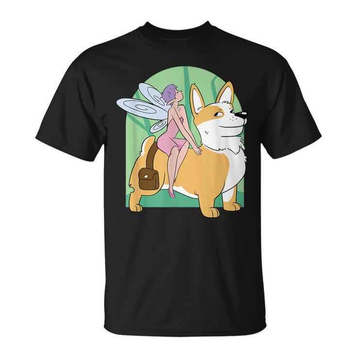 Corgi And Fairy  Unisex T-Shirt