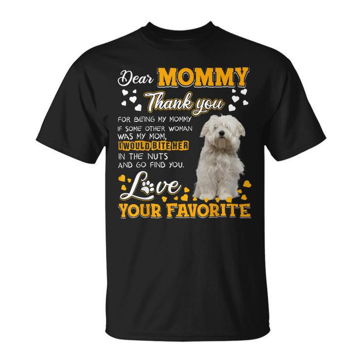 Coton De Tulear Dear Mommy Thank You For Being My Mommy Unisex T-Shirt