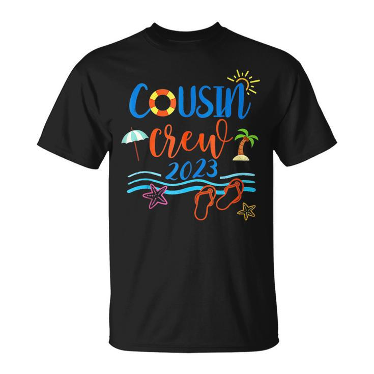 Cousin Crew 2023 Beach Vacation Matching Summer Family Trip  Unisex T-Shirt