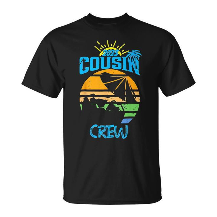 Cousin Crew 2023 Matching Family Reunion Summer Vacation  Unisex T-Shirt