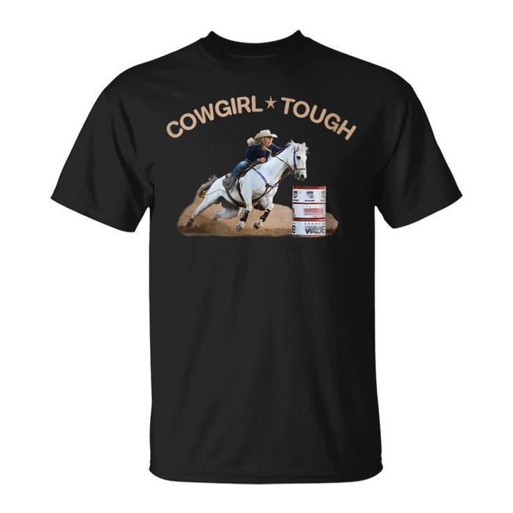 Cowgirl Tough Western Horse Rider Rodeo Unisex T-Shirt
