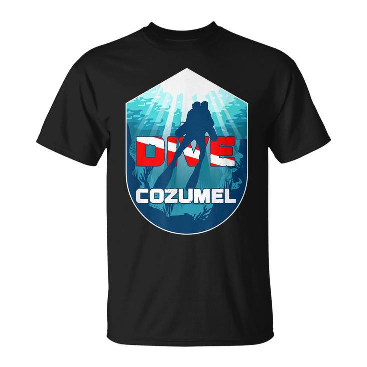 Cozumel Scuba Free Diving Snorkeling Mexican Vacation T-shirt