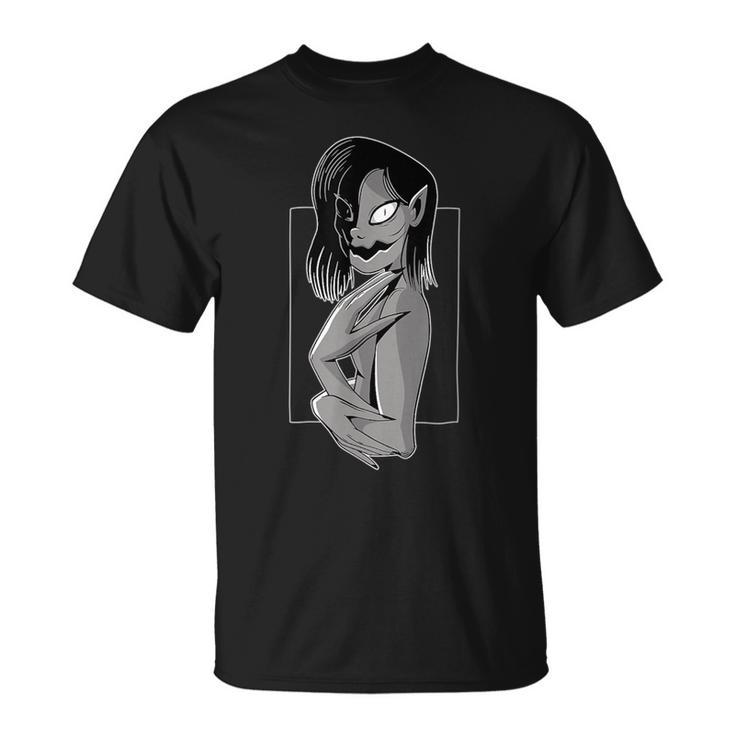 Creepy Scary Monster Looking  Unisex T-Shirt