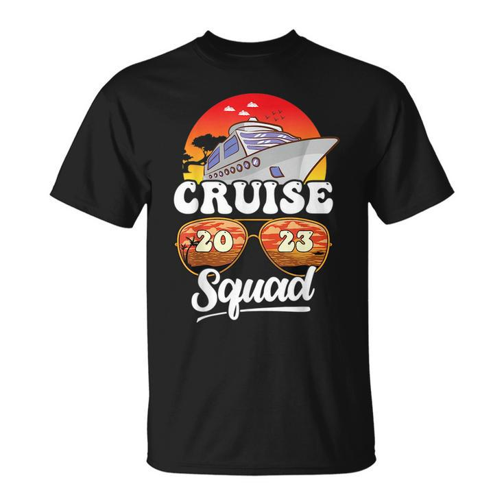Cruise Squad 2023  Family Vacation Matching Family Group  Unisex T-Shirt