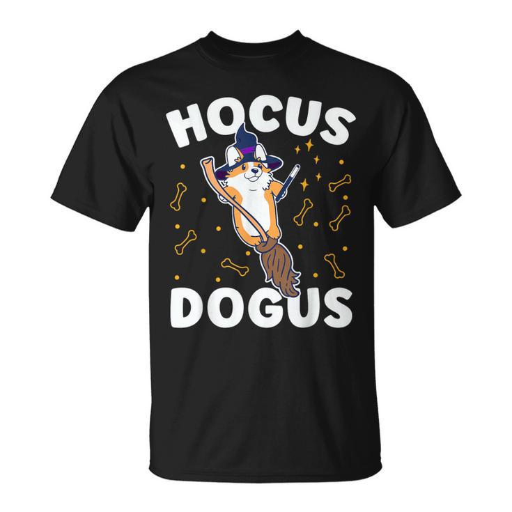 Cute Halloween Costume Welsh Corgi Witch Kawaii Dog Lover T-Shirt