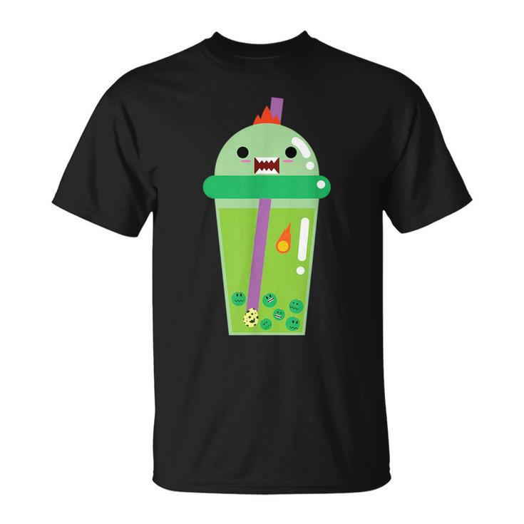 Cute Kawaii Bubble Tea Boba Milk Tea Dinosaur Lover Gift  Dinosaur Funny Gifts Unisex T-Shirt