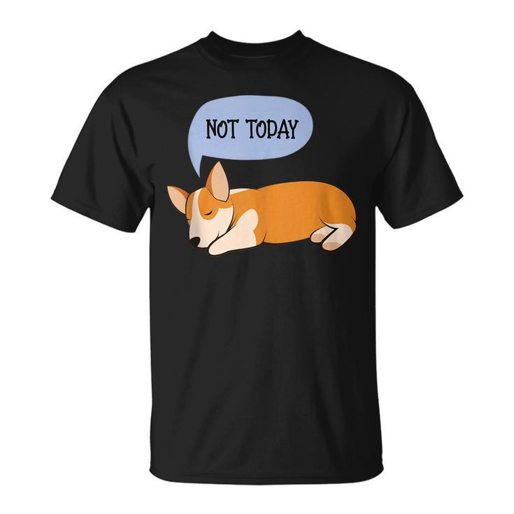 Cute Kawaii Sleeping Corgi Dog  For Dog Lovers  Unisex T-Shirt