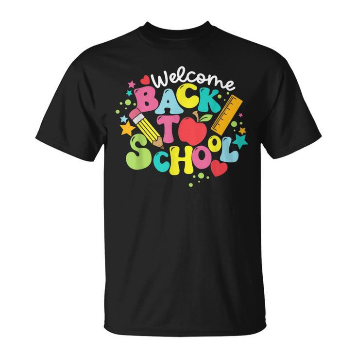 Cute Welcome Back To School Class Teaching Student Education  Unisex T-Shirt