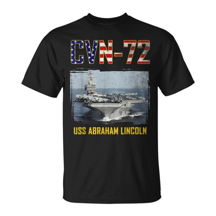 Cvn72 Uss Abraham Lincoln Aircraft Carrier Veteran  Unisex T-Shirt
