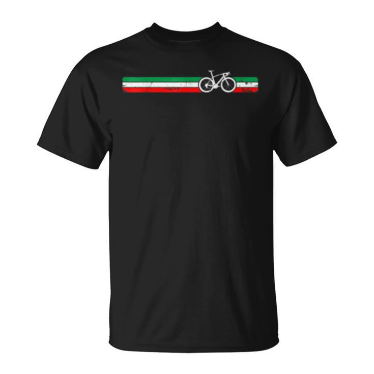 Cyclist Flag Italy Italian Bike Racing Cycling Bicycle Gifts  Unisex T-Shirt