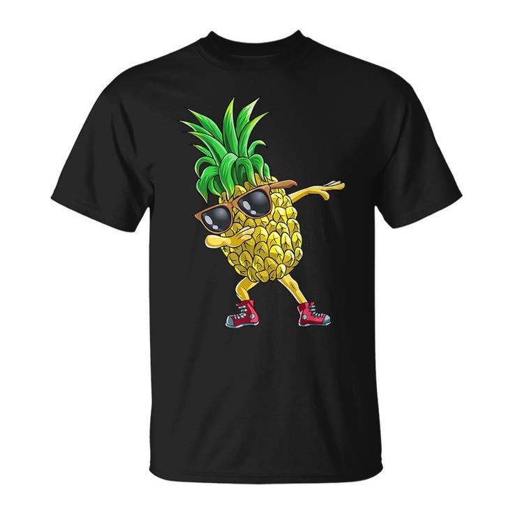 Dabbing Pineapple Sunglasses T  Aloha Beach Gift Hawaii  Unisex T-Shirt