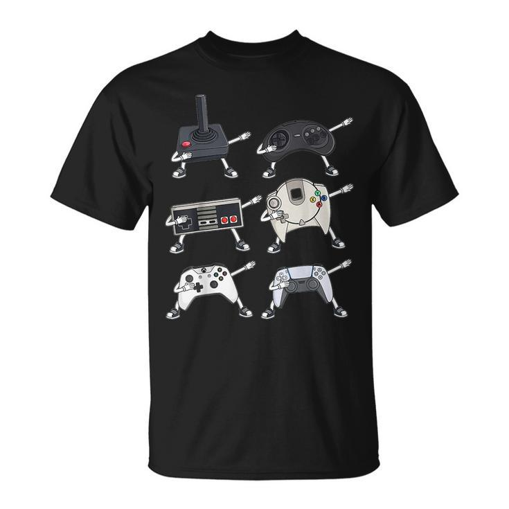 Dabbing Video Game Controllers Funny Gamer Dab  Unisex T-Shirt